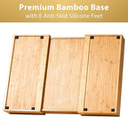 Umilife Extra Large Expandable Kitchen Siverware Utensils Drawer Organizer - Image 4