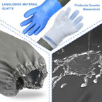 Chemical Resistant Nitrile Gloves Long Rubber Gloves Heavy Duty Long Gloves - Image 3