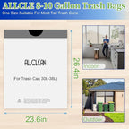 ALLCLEAN 10 Gallon Trash Bags, Ultra-Strong Unscented Heavy-Duty Medium - Image 7