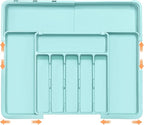 Silverware Organizer Expandable Kitchen Utensil Drawer Organizer Large BPA Free by Spaclear