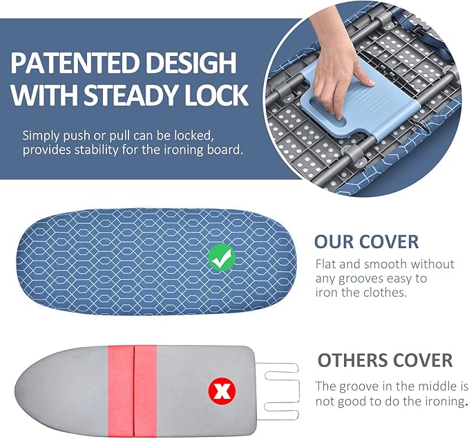 APEXCHASER Foldable Ironing Board, Tabletop Small Iron Board - Image 3