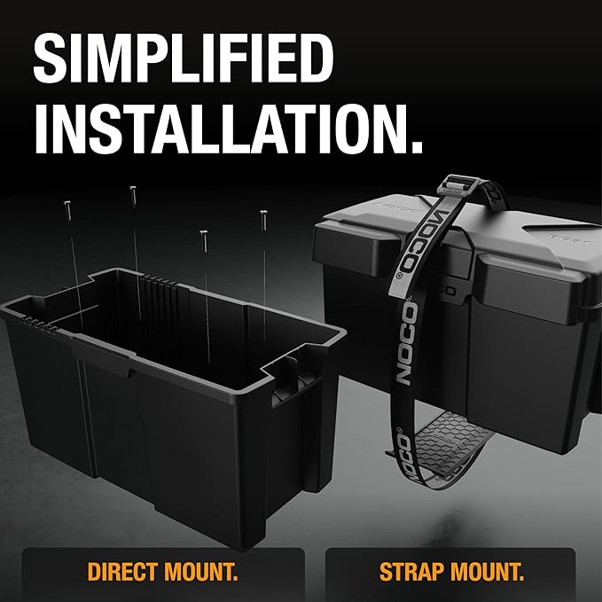 NOCO Snap-Top BG31 Battery Box, Group 24-31 12V Battery Box - Image 4