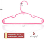 Sharpty Kids Plastic Hangers, Children's Hangers - Image 2