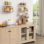 Wall Mount Bathroom Storage Basket, Fruit Produce and Vegetable Baskets - Image 3