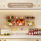 3 Pack Hanging Fruit Basket for Kitchen - Image 2