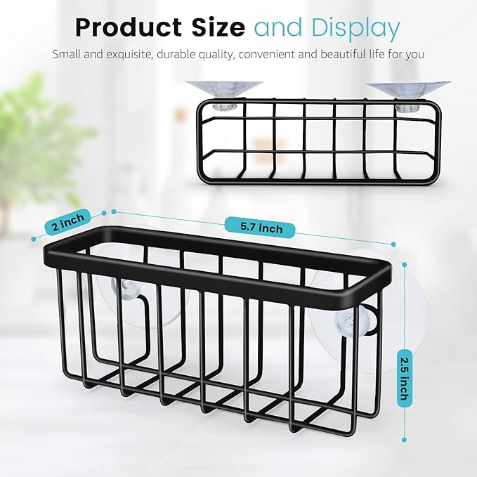 Kitchen Sink Sponge Holder, Kitchen Sink Caddy, Sponge Holder - Image 2