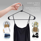SUPER DEAL Plastic Hangers 100 Pack, Clothes Hangers - Image 3