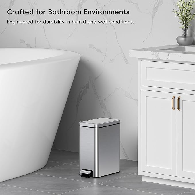 EKO Small Bathroom Trash Can - Image 7