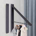 Retractable Clothes Drying Rack, Space Saver Wall Mounted Folding Hanger - Image 2