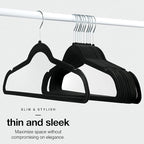 Home-it Premium Velvet Hangers 50 Pack - Image 6