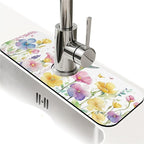 Kitchen Sink Splash Guard，Spring-flowers by ZHUZHISHAN