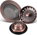 Mudder 3 Pcs Kitchen Sink Drain Strainer and Stopper Stainless Steel Garbage by Mudder