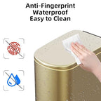 2.6 Gallon Slim Bathroom Trash Can - Image 6