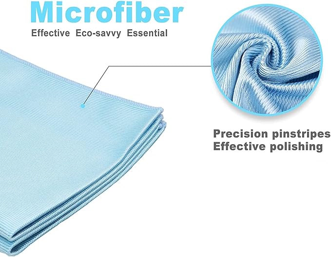 Longmann Window Cleaning Cloth, Glass Cloth, Cleaning Cloth, Streaks Schatches - Image 3