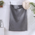 Amazhiyu Pure Linen Over The Door Laundry Hanging Hamper Bag - Image 2