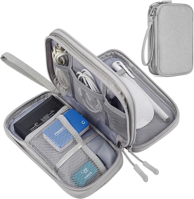 Travel Organizer Pouch Electronic Accessories Carry Case Portable Waterproof by Unknown
