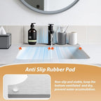Kitchen Sink Faucet Mat, Diatomaceous Earth Quick Dry Sink Splashback Drying Mat - Image 5
