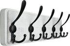 WEBI Coat Rack Wall Mount, Coat Hooks Wall Mounted, Coat Hanger Wall, Wood Hook by WEBI