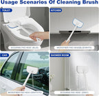 MOSEN Scrub Brush for Shower, 4-in-1 Cleaning Brushes - Image 4
