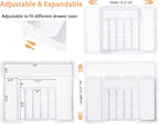 Large Silverware Drawer Organizer Expandable Kitchen Utensil Organizer BPA Free - Image 2