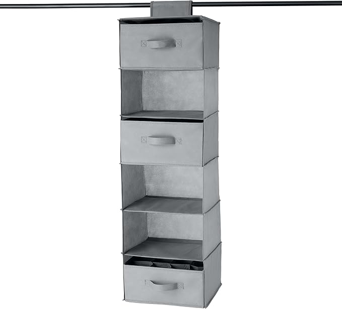 Amazon Basics 6-Tier Hanging Closet Organizer - Image 5