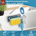 Sponge Holder for Kitchen Sink, Sink Caddy Organizer - Image 5