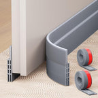 Hojoy 2 Pack Under Door Draft Stopper, Adjustable Door Sweep Anti-Collision by HOJOY