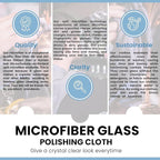 Trendy Bartender Toast to Perfection Microfiber Glass Polishing Lint-Free Cloth - Image 4