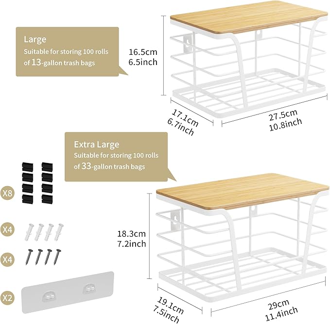 Extra Large 2 Pack Potato and Onion Storage Bins, Potato and Onion Storage - Image 3