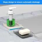 Sponge Holder for Kitchen Sink, Dish Sponge Holder & Soap Tray - Image 5