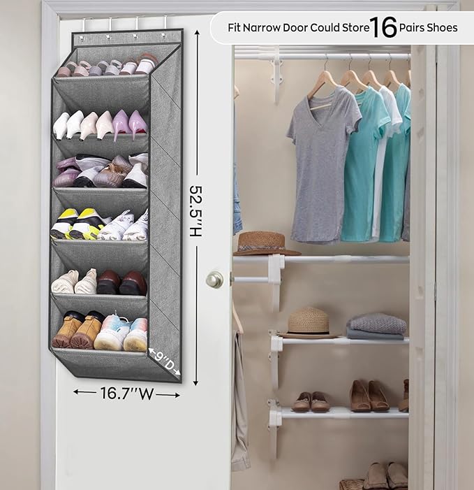 SLEEPING LAMB Shoe Rack for Door - Image 2