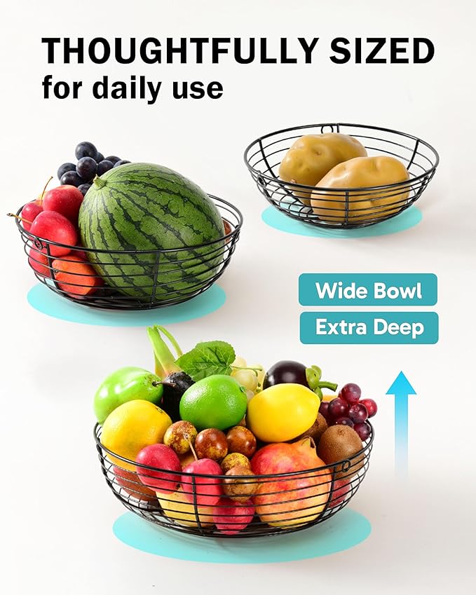 FANGSUN 3-Tier Hanging Fruit Basket - Image 5