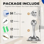 OmHome Magnetic Door Stop Soft Magnetic Door Catch, Magnetic Door Stoppers - Image 4