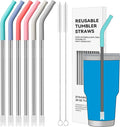 30 oz Straight Metal Straws by AccessoriesForWaterBottle