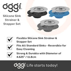 OGGI Silicone Sink Strainer & Stopper Set- Great Kitchen Sink Strainer - Image 7