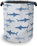 Cute Shark Laundry Basket, Foldable Oxford Cloth Tote Bag Laundry Hamper by Unknown