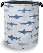 Cute Shark Laundry Basket, Foldable Oxford Cloth Tote Bag Laundry Hamper by Unknown