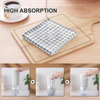 Kitinjoy Cotton 16 Pack Kitchen Towels and Dishcloths Sets, 16 x 25 Inch & 12 X - Image 3