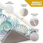 Sea Shell Starfish Summer Dish Drying Pad 18 x 24 Inch - Image 4
