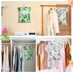 2 Pcs Clothespin Bag with Hanging Hook Waterproof Laundry 13" x 12" Clothes Pin - Image 6