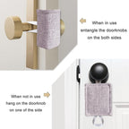 Door Silencer Baby Door Cushion, Door Latch Cover Quite Closer Universal Fit - Image 3