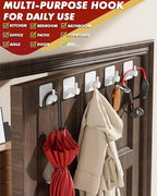 Auxmir Adhesive Hooks Heavy Duty 22lb Towel Hooks - Image 6