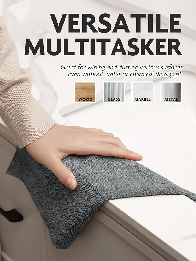 Fantasticlean Microfiber Cleaning Cloth Roll -75 Pack, Tear Away Microfiber - Image 3