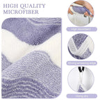 SINLAND Absorbent Coral Velvet Washcloth Ultra Soft Microfiber Face Towels 12 x - Image 3