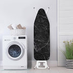 ZDCUSTOM Black Marble Ironing Board Cover and Pad- 52" x 13" Iron Board Cover - Image 3