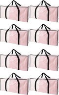 Extra Large Moving Bags with Zippers & Carrying Handles, Heavy-Duty Storage Tote by PANDA+JOYS