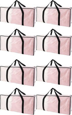 Extra Large Moving Bags with Zippers & Carrying Handles, Heavy-Duty Storage Tote by PANDA+JOYS