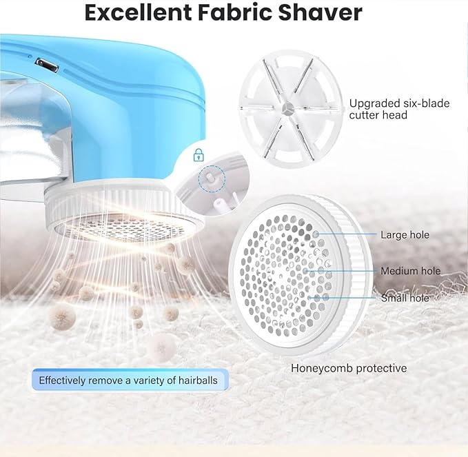 Fabric Shaver, Lint Remover for Clothes, Electric Lint Remover - Image 4