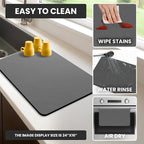 Dish Drying Mat Super Absorbent – 16" x 12" Coffee Mat - Image 5