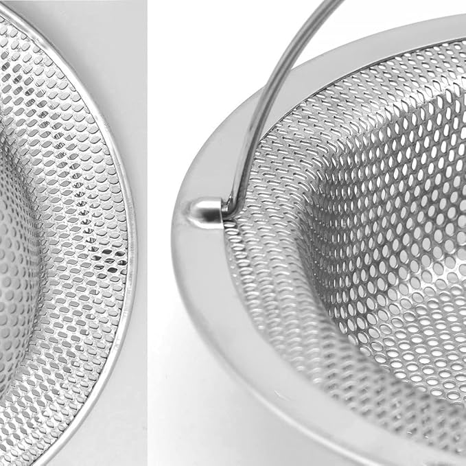 2 Pack Premium 304 Stainless Steel Kitchen Sink Strainer - Image 5